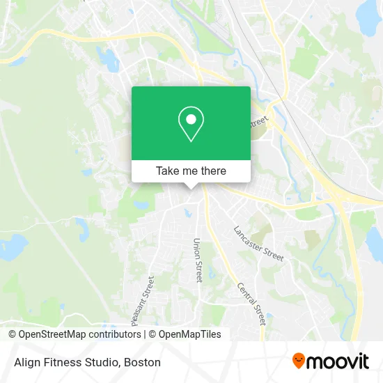 Align Fitness Studio map