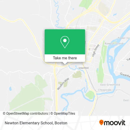 Newton Elementary School map