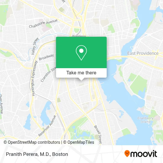 Pranith Perera, M.D. map
