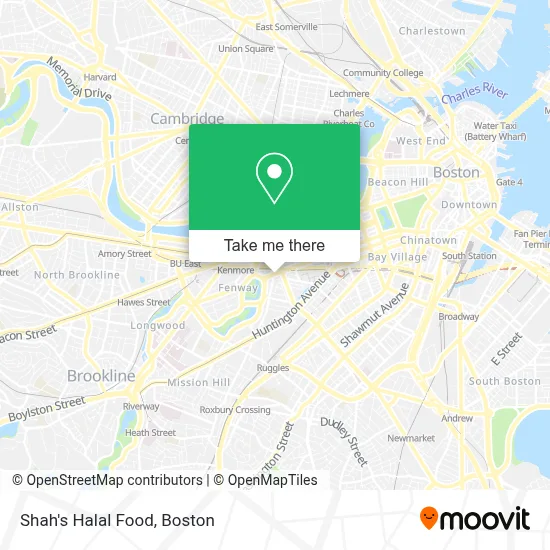 Shah's Halal Food map