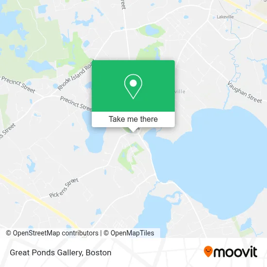 Great Ponds Gallery map