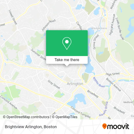Brightview Arlington map