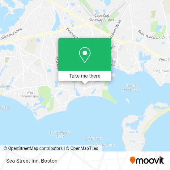 Sea Street Inn map