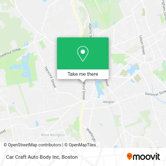 Car Craft Auto Body Inc map