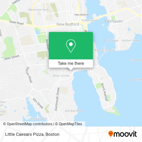 Little Caesars Pizza map