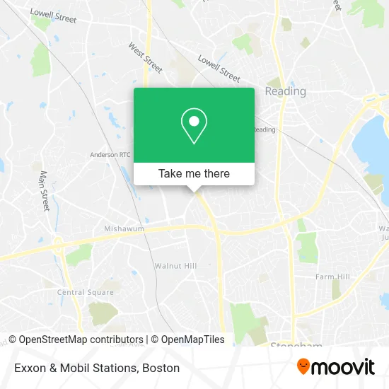 Exxon & Mobil Stations map