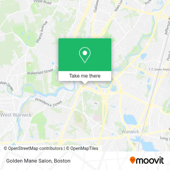 Golden Mane Salon map