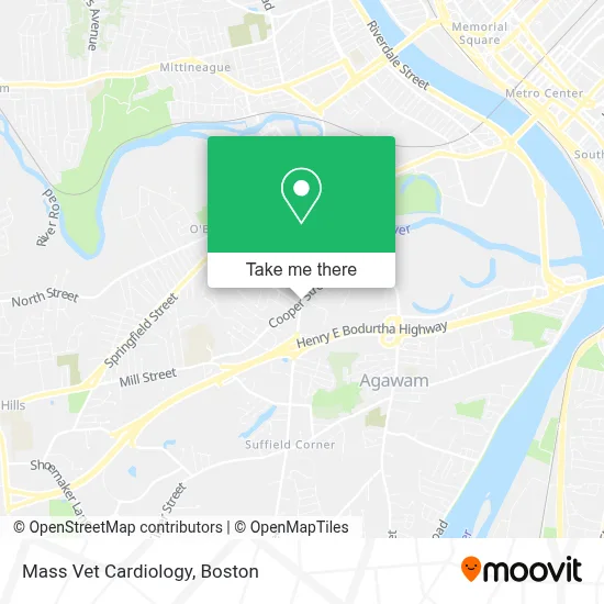 Mass Vet Cardiology map