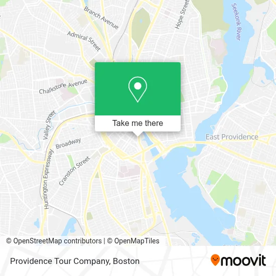 Providence Tour Company map
