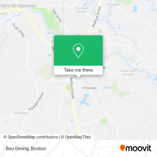 Bsu Dining map