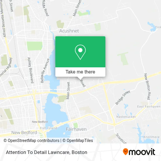 Attention To Detail Lawncare map