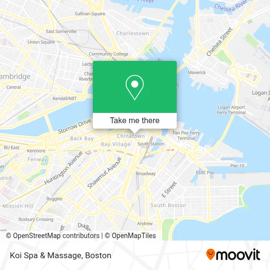 Koi Spa & Massage map