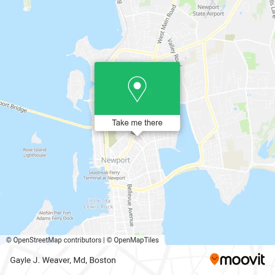 Gayle J. Weaver, Md map