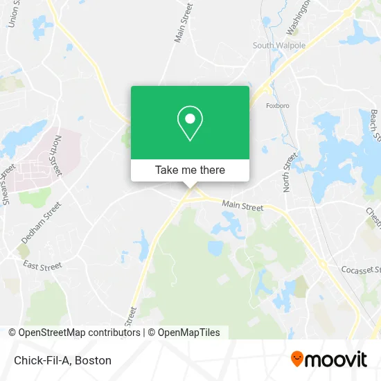 Chick-Fil-A map