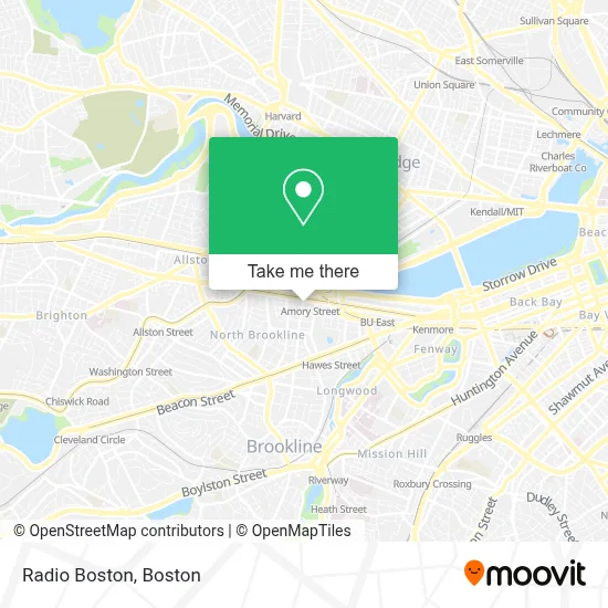 Radio Boston map