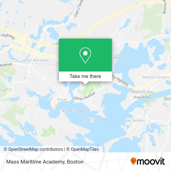 Mass Maritime Academy map