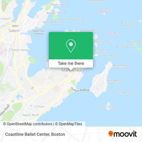 Coastline Ballet Center map