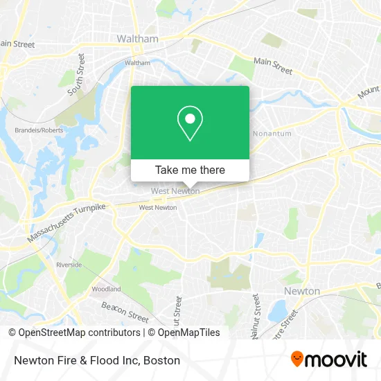 Newton Fire & Flood Inc map