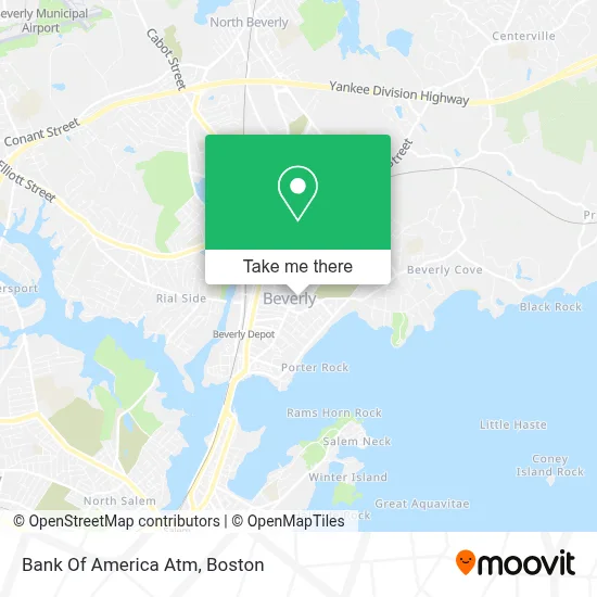 Bank Of America Atm map