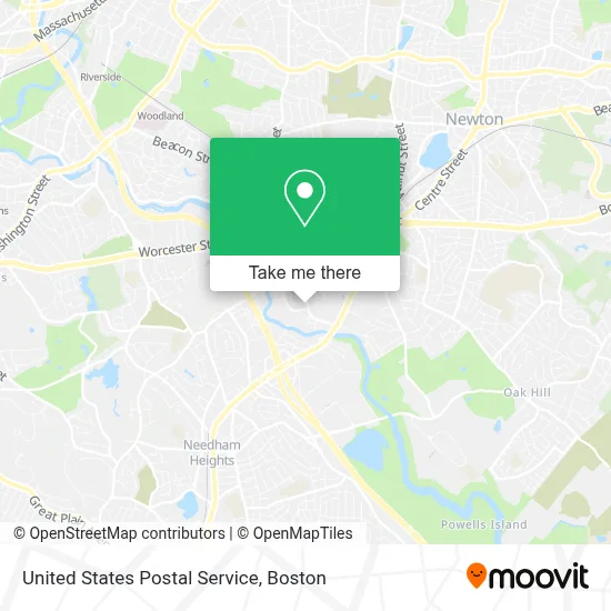 United States Postal Service map