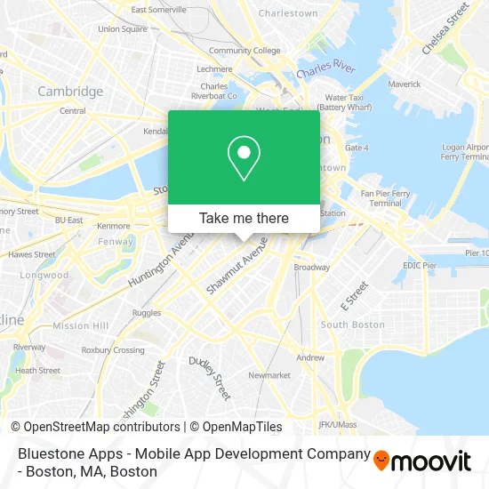 Bluestone Apps - Mobile App Development Company - Boston, MA map
