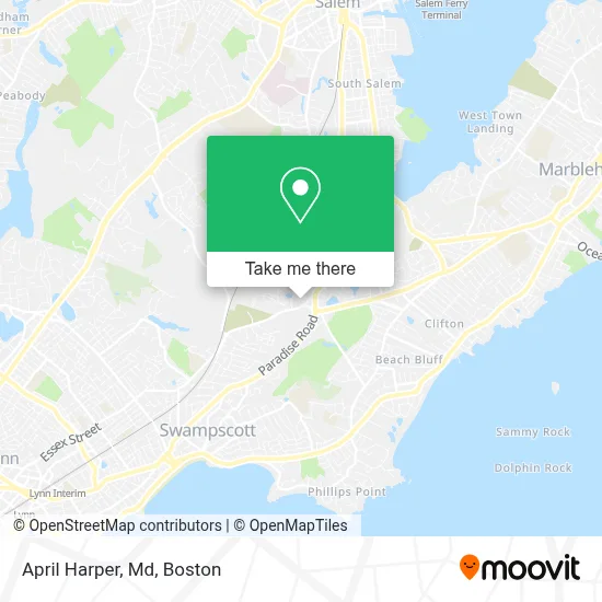 April Harper, Md map
