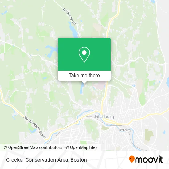 Crocker Conservation Area map
