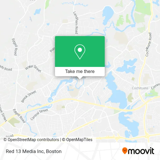 Red 13 Media Inc map