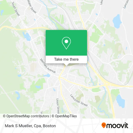 Mark S Mueller, Cpa map