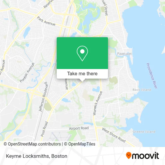 Keyme Locksmiths map