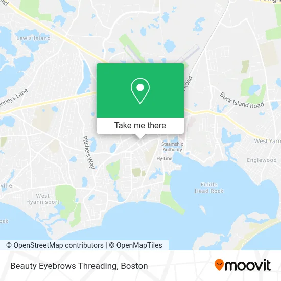 Beauty Eyebrows Threading map