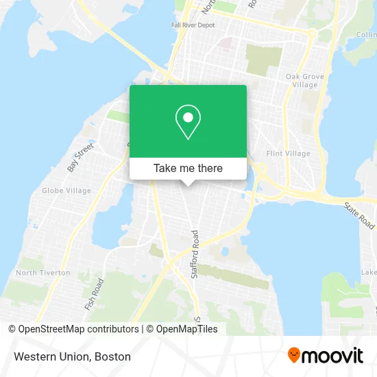 Western Union map