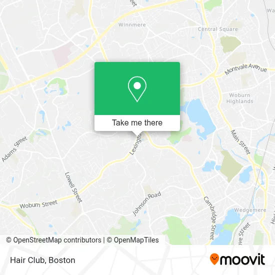 Hair Club map
