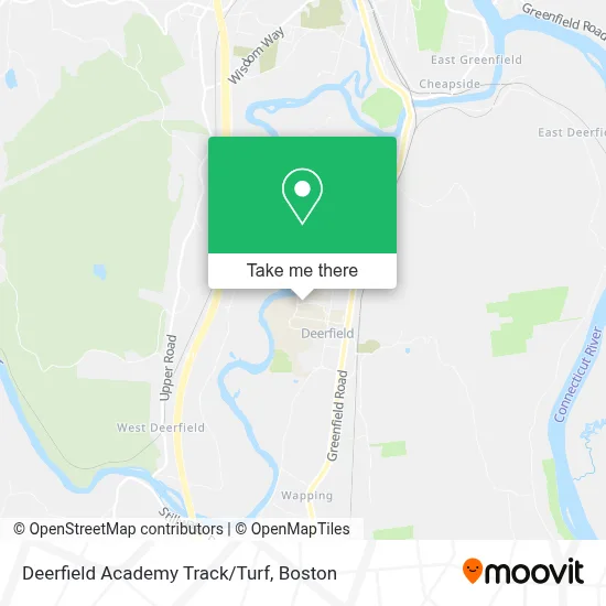 Deerfield Academy Track/Turf map