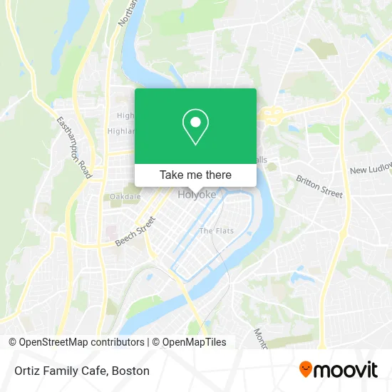 Ortiz Family Cafe map