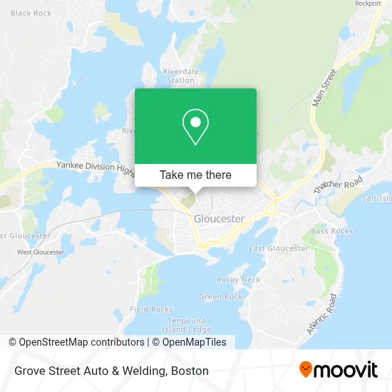 Grove Street Auto & Welding map