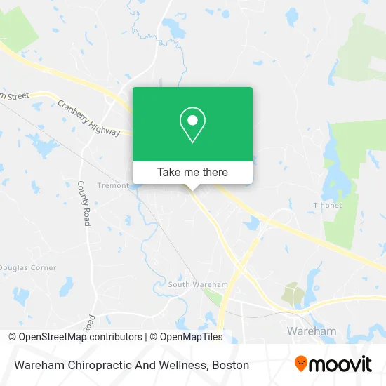 Wareham Chiropractic And Wellness map