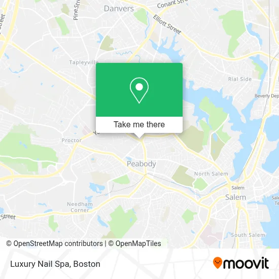 Luxury Nail Spa map