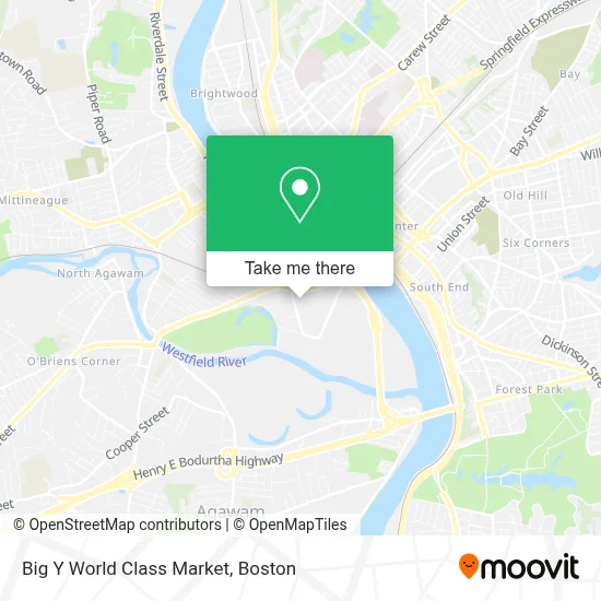 Big Y World Class Market map