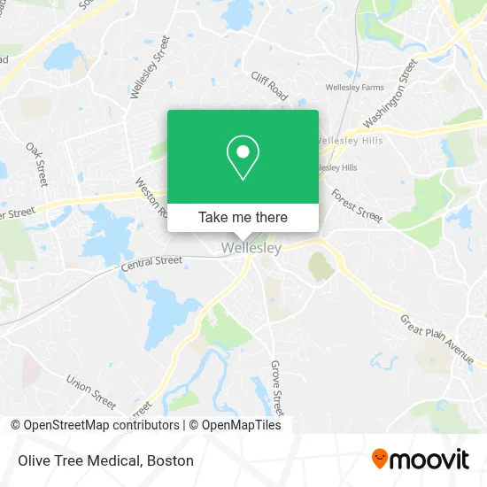 Olive Tree Medical map