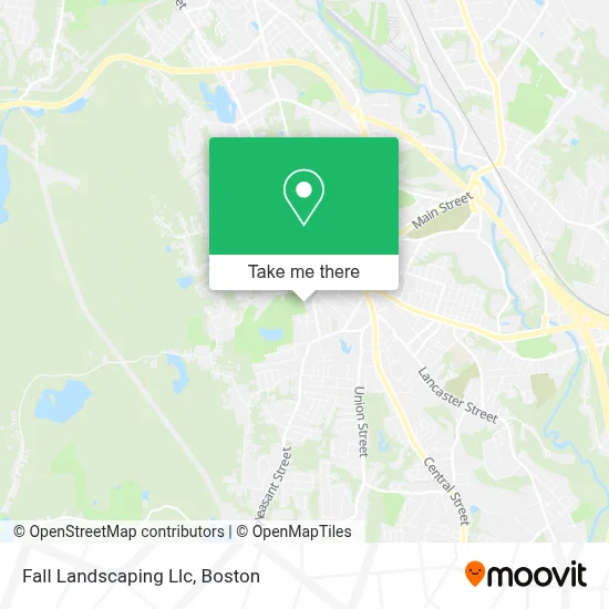 Fall Landscaping Llc map