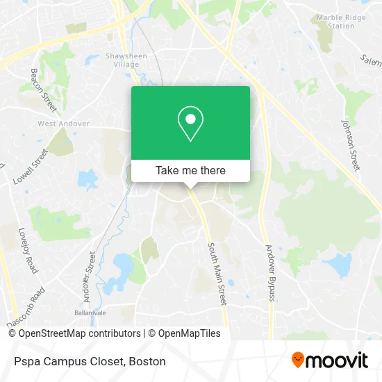 Pspa Campus Closet map