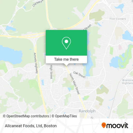 Allcaneat Foods, Ltd map