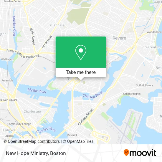 New Hope Ministry map