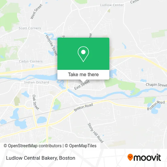 Ludlow Central Bakery map