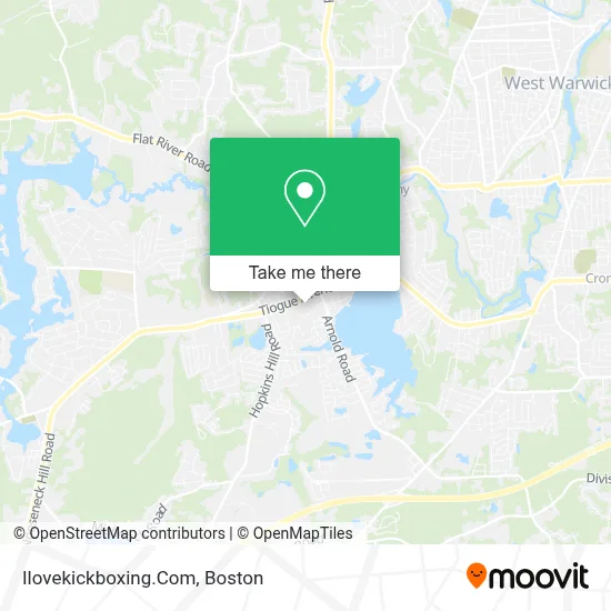 Ilovekickboxing.Com map