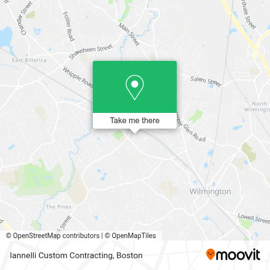 Iannelli Custom Contracting map