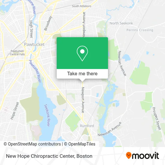 New Hope Chiropractic Center map