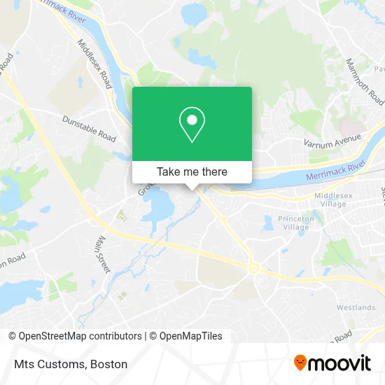 Mts Customs map