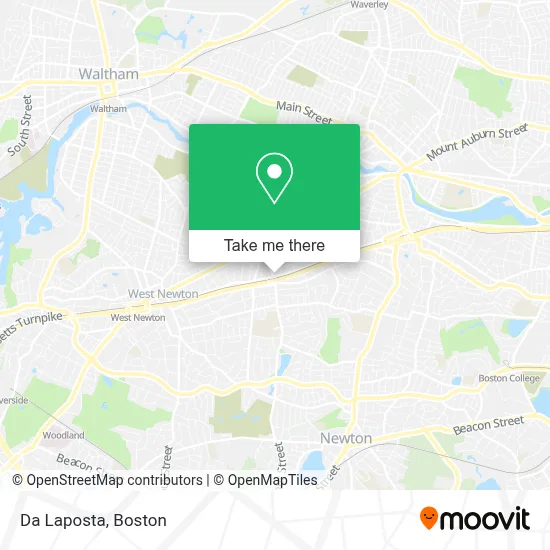 Da Laposta map